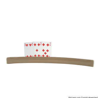 Spielkartenhalter HOLZ gebogen Buchenholz 35 cm