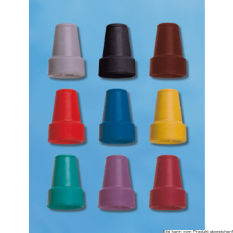Gummikapsel für Unterarmgehstützen 16mm (VPE: 2 Stück) Farbe: blau