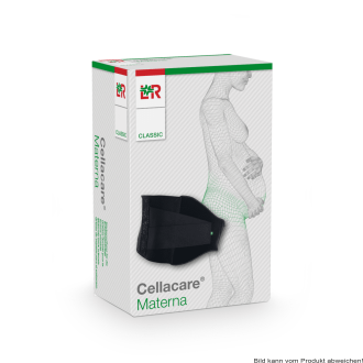 Schwangerschaftsorthese Cellacare Materna Classic schwarz-grün