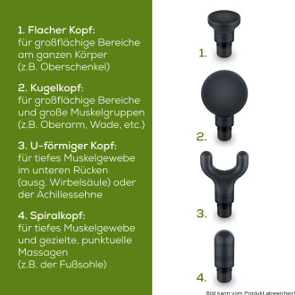 Muskelmassagegerät Compact MG 99, grün-schwarz