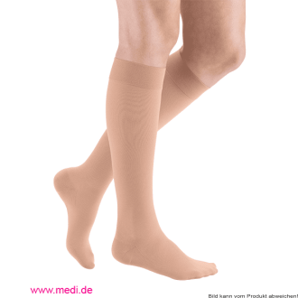 mediven plus Kompressionsstrumpf AD, Kl.2 Farbe: caramel Gr. II