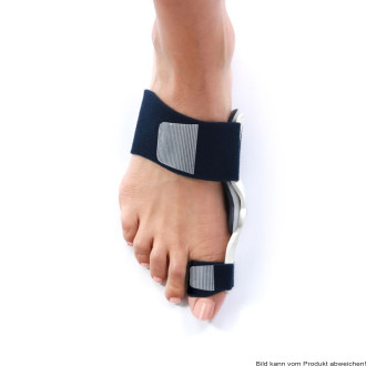 Hallux Valgus-Korrekturorthese HalguNight AIRCAST schwarz-weiß Gr. L