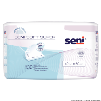 Bettschutzunterlagen Seni Soft Super 40x60 (1 Karton: 4 x 30 Stück)