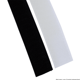 Klettband 25 m schwarz 30 mm