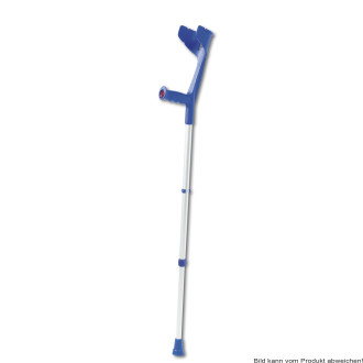 Unterarmgehstütze Überlänge +10cm Quetsch-Clip Farbe: blau