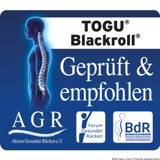 Massagerolle Blackroll soft 30 x 15 cm weiß/grau