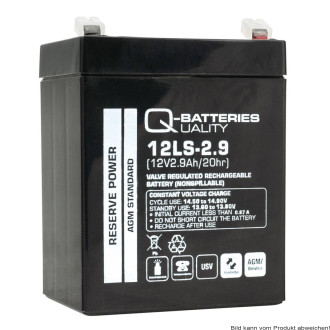 Quality-Batteries 12LS-2.9 12V/2,9Ah 79x55x98 mm