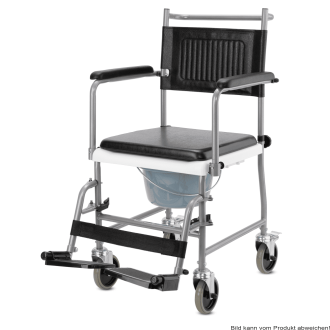 Toilettenrollstuhl TS-1, grau
