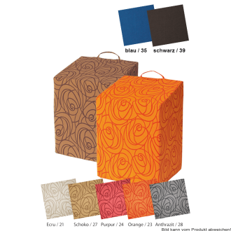 Sitzkeil- und Stufenwürfel Sitty Basic 40 x 35 x 55/48 cm Farbe: blau