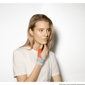 Mittelhand-Daumenschiene beige Gr. L links