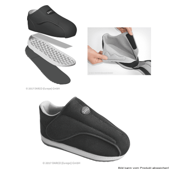 Verbandschuh AllRound Shoe geschlossen schwarz Gr. L