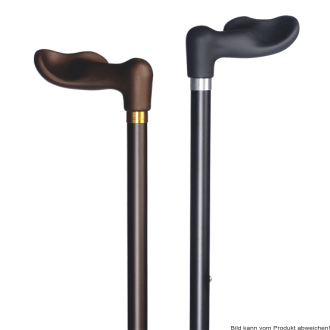 Fischer-Stock Soft verstellbar Farbe: bronze links