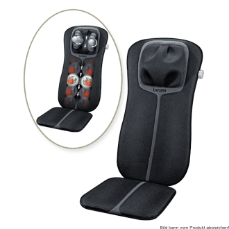 Shiatsu Rücken- und Nackenmassage-Auflage MG 254, schwarz