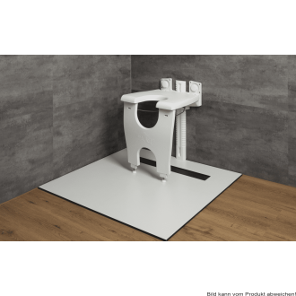 Duschklappsitz varioporto, weiß