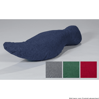 Seitenschläferkissen XL MELBOURN Farbe: blau 130 x 35 cm