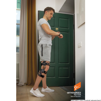 Knieorthese Pluspoint 4 schwarz Gr. L links