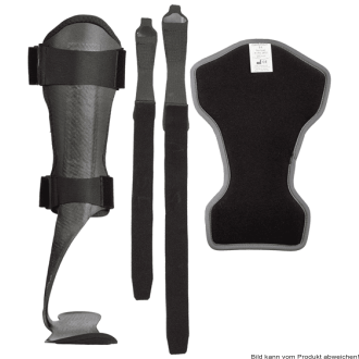 Knöchel-Fußorthese ToeOFF 2.0 mit Umlenkschlaufe, schwarz Gr. L links