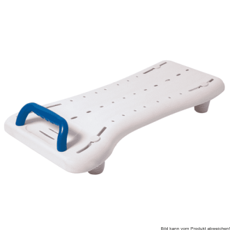 Badebrett BENNY XL mit Handgriff, weiß 68 cm