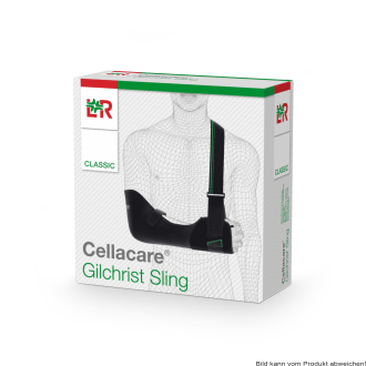 Schultergelenkorthese Cellacare Gilchrist Sling Classic schwarz-grün Gr. 1