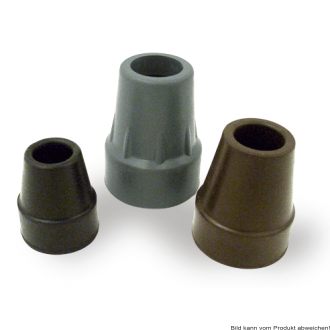 Gummipuffer für Vierfuß-Gehhilfe, 16mm schwarz