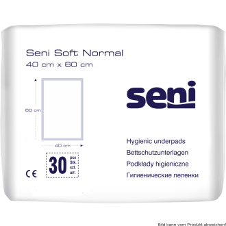 Bettschutzunterlagen Seni Soft Normal 40 x 60 cm (1 Karton: 12 x 30 Stück)
