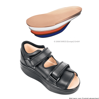 Langzeitverbandschuh WCS für Diabetiker schwarz Gr. L links