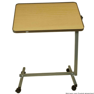Bett-Tisch,Platte 40x60cm, Höhe 58-104cm, Buchedekor