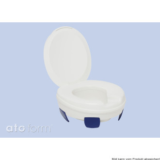 Toilettensitzerhöhung Clipper III mit Deckel, 10 cm