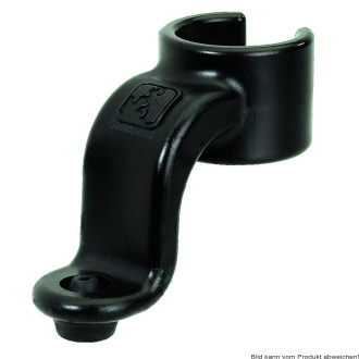 Stock-/Gehhilfenhalter Flip schwarz (Gehhilfen Anker) 20 mm