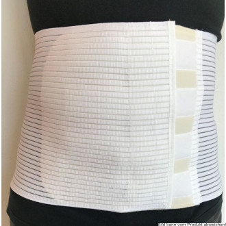 Bauchbandage weiß Ausf.: Höhe 25 cm Gr. 2