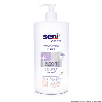 Seni Care 3 in 1 Waschcreme mit 3% Urea 1000ml