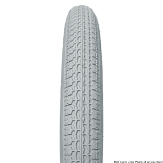 Decken für Standard-Rollstuhl 24 x 1.3/8" (620 x 35 mm) mit Pannenschutzgürtel M15 grau