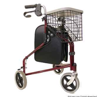 Delta-Gehrad TRI WALKER,PU,rot