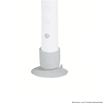 Gummistopper mit Saugnapf für Duschhocker DH240/241(VPE: 4 Stück), grau