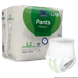 Windelhose ABENA-Pants Premium L2 Hüfte 100 bis 140 cm (1 Karton: 6 x 15 Stk)