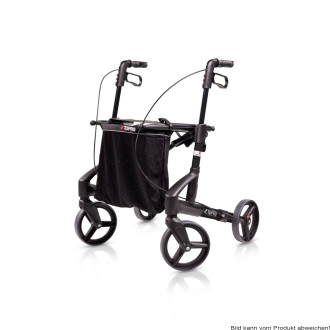 Rollator Troja Original Black Series S Farbe: bordeauxrot