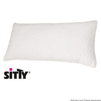 Sitty SchlafTraum Taschen-Federkern-Kopfkissen 80 x 40 cm