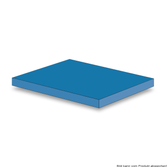 Formlux Extra Platte, 110x110 cm 3 mm, blau