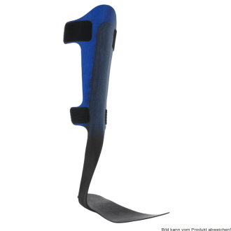 Fußformteil Blue-Rocker 2.0 mit Umlenkschlaufe, dynamisch, blau Gr. L links