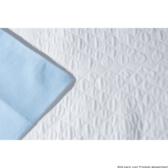 Comfort Saug-Bettschutzeinlage 4-lagig, weiß Ausf.: mit Einsteckflügel 90 x 160/75 cm