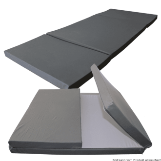 ADL Sturzmatte faltbar 80/160x70x10/5 cm, grau