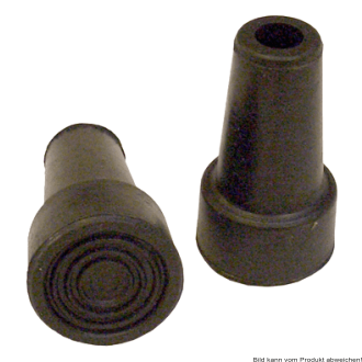Gummipuffer für Fünffußgehhilfe, 8mm schwarz