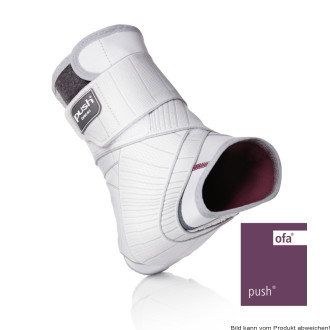 Knöchelbandage Push med grau-aubergine Gr. 1 links