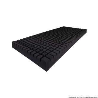 Matratze Compact Care m. Würfel (Typ2 BW), schwer entzündbar DIN 597-1/2 200 x 100 x 12 cm