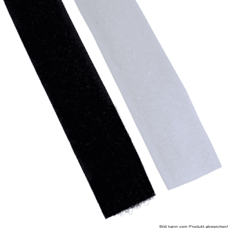 Flauschband 25 m schwarz 30 mm