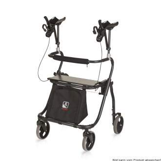 Rollator JUMBO 150 YANO Sitz,Tasche,PU,anthrazit