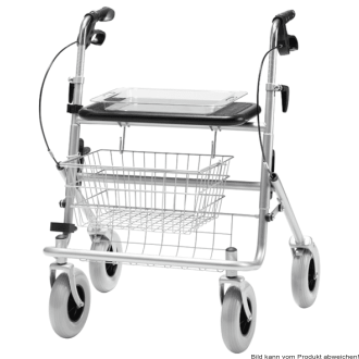 Rollator B XXL silber-metallic