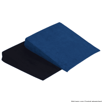 Gesundheits-Keilkissen Uni mit Reißverschluss 38x38x8/1cm Farbe: blau