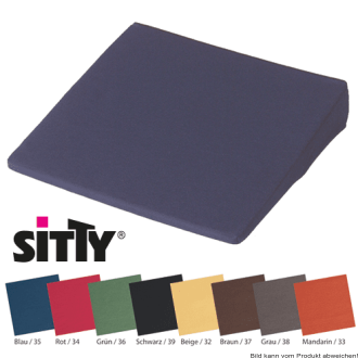 Keilkissen Sitty Basic - Design Uni Farbe: braun