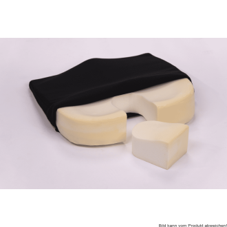 Arthrodesenkissen 40 x 42 cm, PU-Schaum, uni schwarz Ausf.: fest